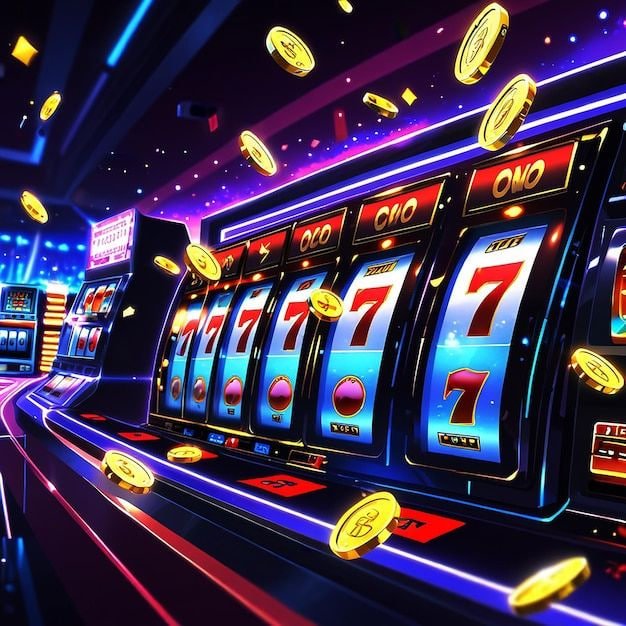 Kontrol taruhan yang mudah dipahami memungkinkan penyesuaian nilai taruhan per putaran Panel kontrol taruhan di bagian bawah layar permainan